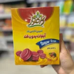 آبنبات هلو کامور بدون کالری