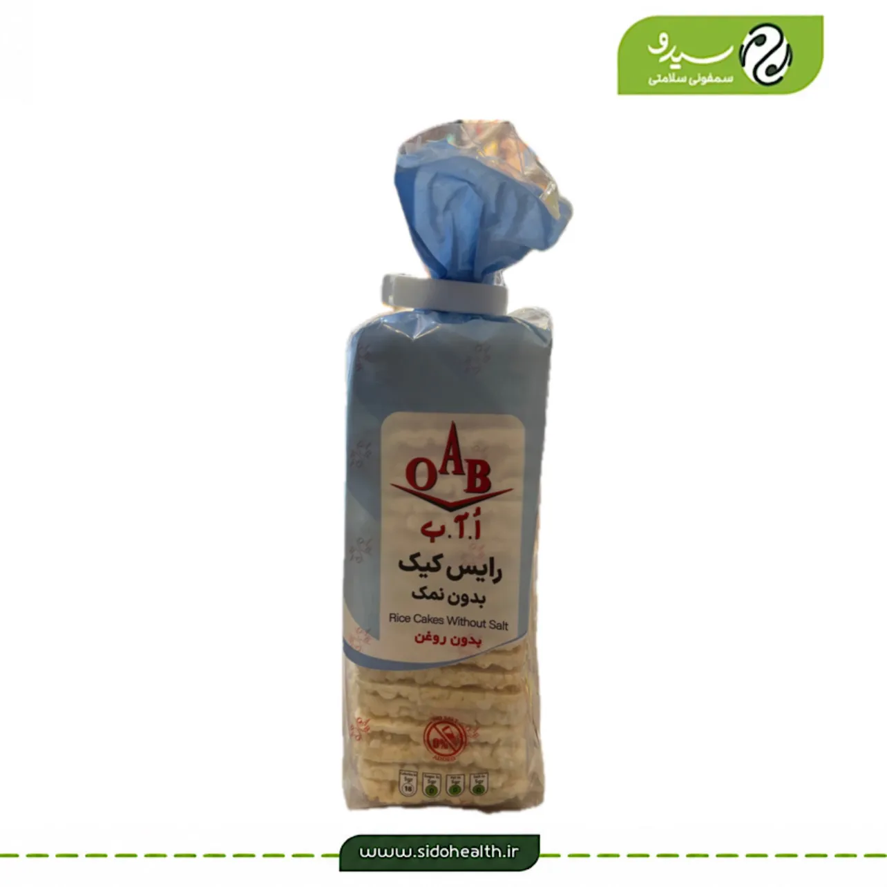 رایس کیک بدون نمک ا آ ب رایس کیک بدون گلوتن