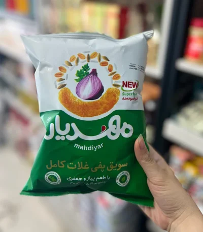 سویق پفکی پیاز و جعفری مهدیار