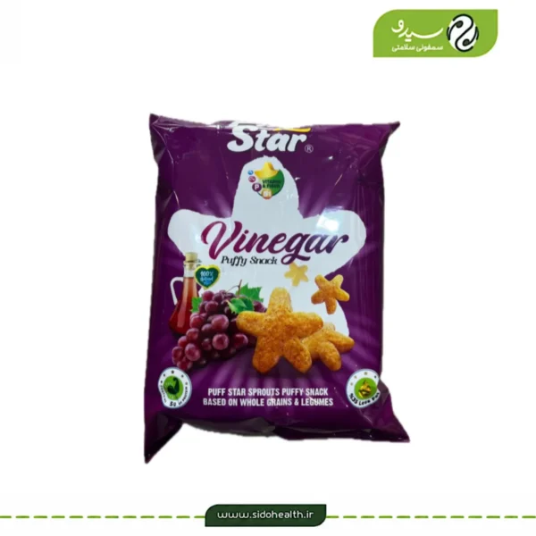 اسنک پروتئینی سرکه پف استار