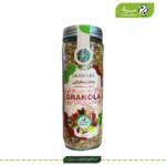 گرانولا بادام و توت‌فرنگی بدون روغن