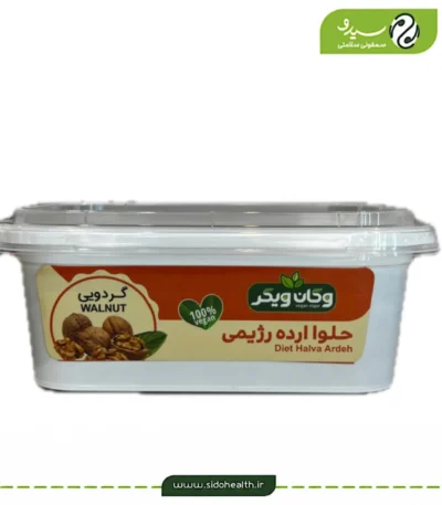 حلوا ارده با گردو و شیره انگور