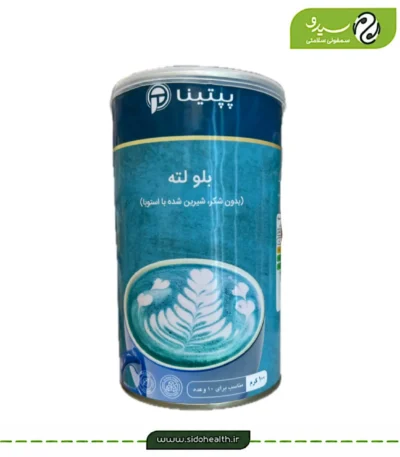 بلو لته پپتینا با اسپیرولینا آبی