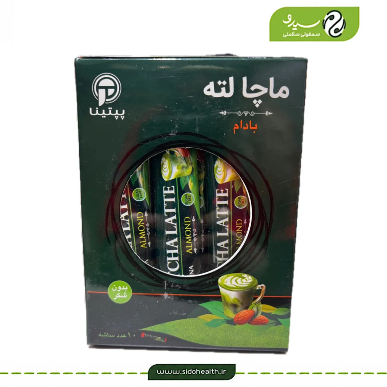 ماچا لته بادام پپتینا