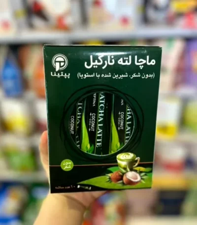 ماچا لته نارگیل پپتینا