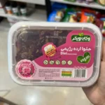 حلوا ارده با شیره انگور و گل محمدی