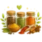 انواع ادویه و چاشنی‌های معطر فروشگاه سیدو
