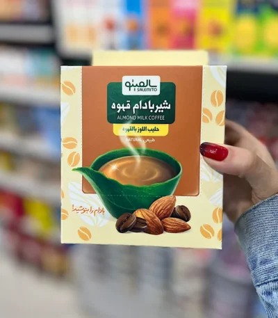 پودر شیر بادام با قهوه سالمیتو