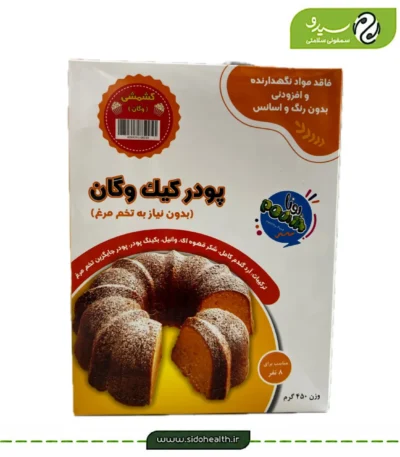 پودر کیک وگان کشمشی پونا
