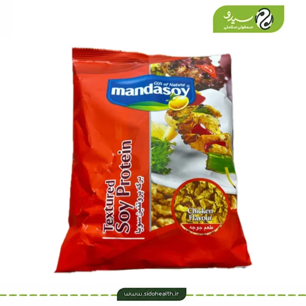 برگه پروتئین سویا با طعم جوجه مانداسوی