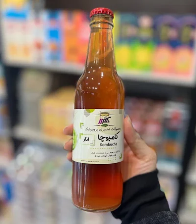 نوشیدنی کامبوچا انار دکتر رز