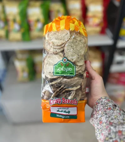 نان چیپسی چند غله همدانه