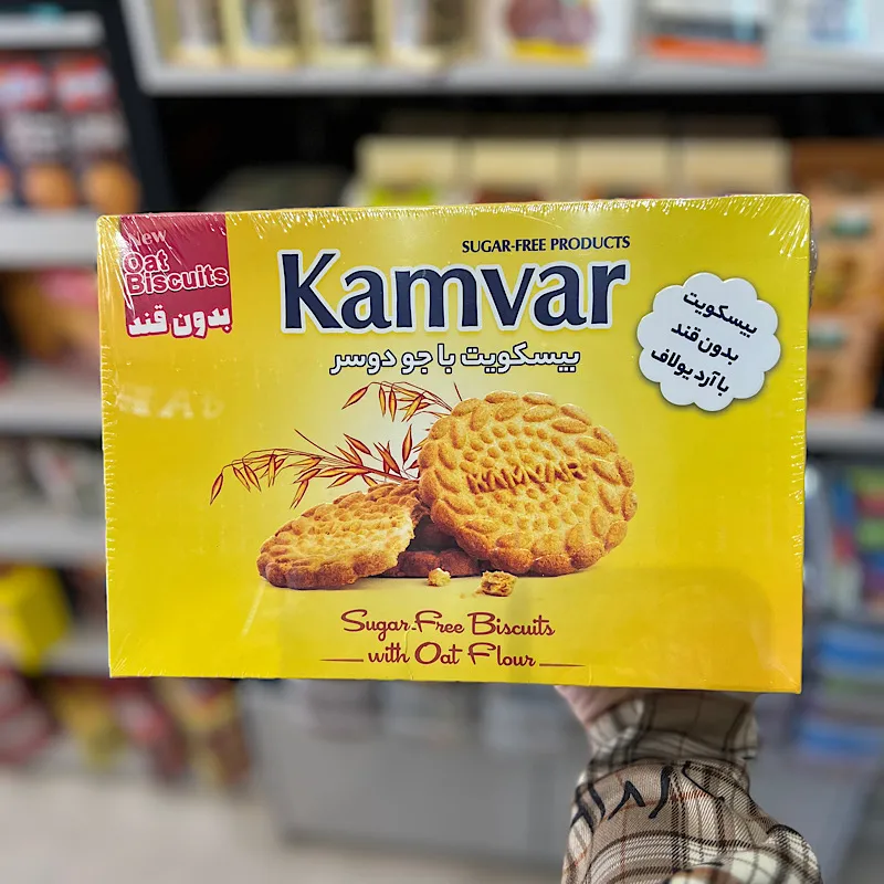 بیسکوییت با آرد یولاف کامور