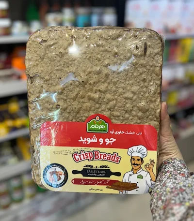نان خشک جو و شوید همدانه