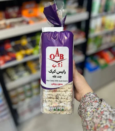 رایس کیک چند غله ا آ ب