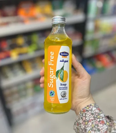 نوشیدنی بدون قند پرتقال کامور