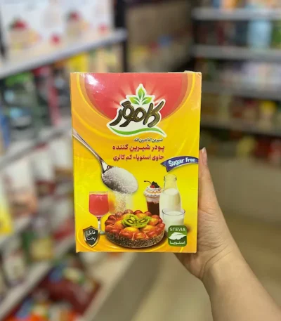 پودر شیرین کننده حاوی استویا کامور