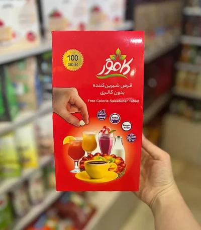 قرص شیرین کننده 100عددی کامور