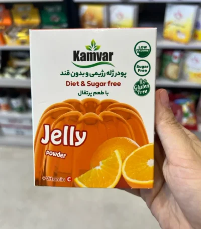 پودر ژله پرتقال کامور