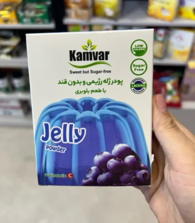 پودر ژله بلوبری کامور